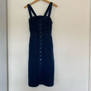 Fitted Stretch Denim Dress
